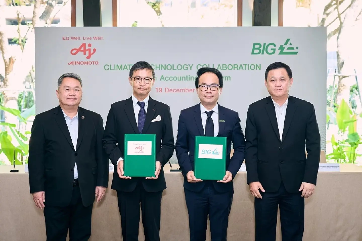 BIG, Ajinomoto sign MOU for sustainable energy management BIG, Ajinomoto sign MOU for sustainable energy management