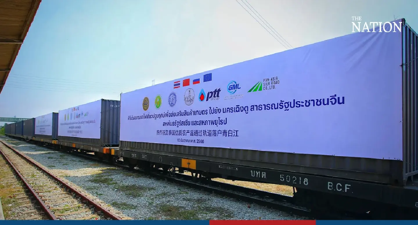 Thailand farm products will now reach global markets via innovative rail network Thailand farm products will now reach global markets via innovative rail network