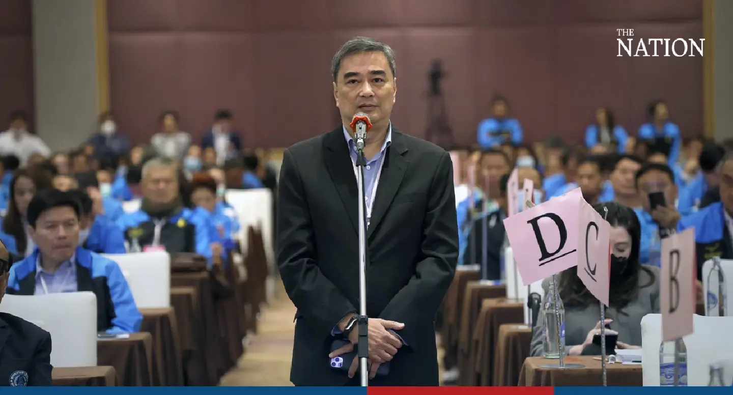 Turmoil roils Democrats as ex-PM Abhisit quits party