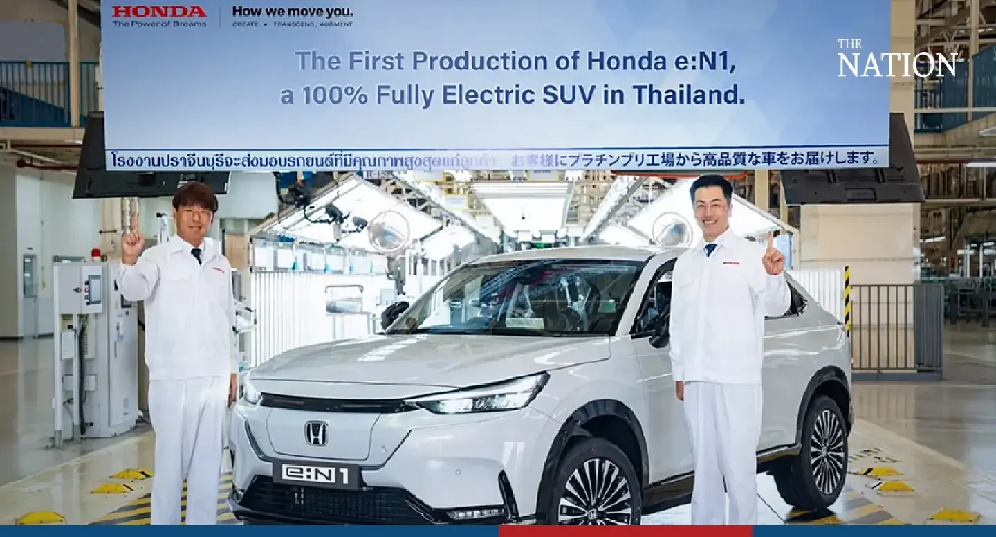 Honda becomes 1st Japanese automaker to produce EVs in Thailand