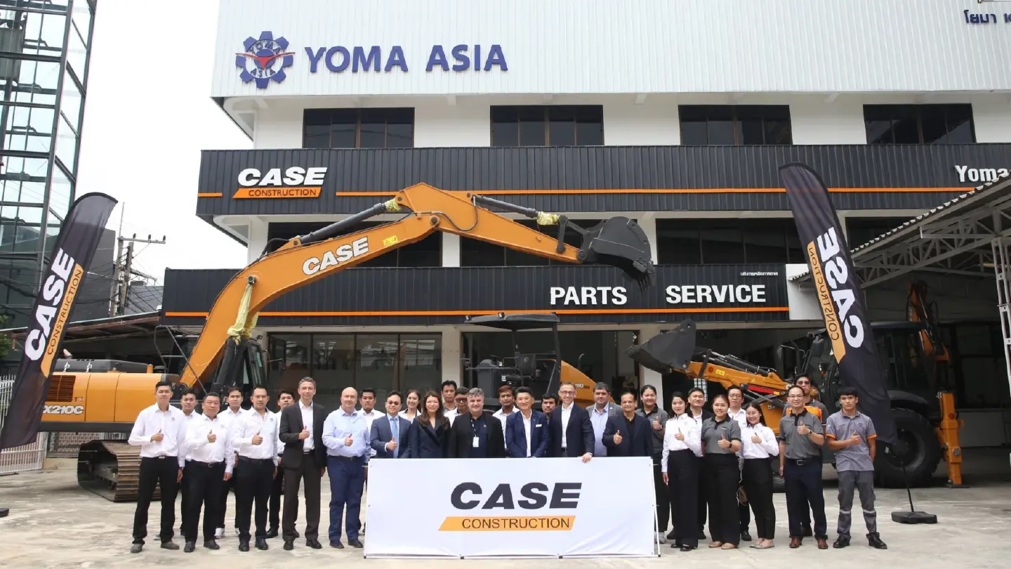 Grand opening of Yoma Asia, authorized dealer of CASE construction equipment in Thailand Grand opening of Yoma Asia, authorized dealer of CASE construction equipment in Thailand