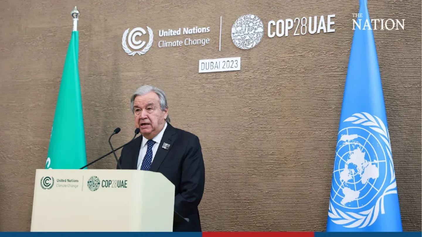 Phasing out fossil fuels is key to COP28 success, says UN's Guterres