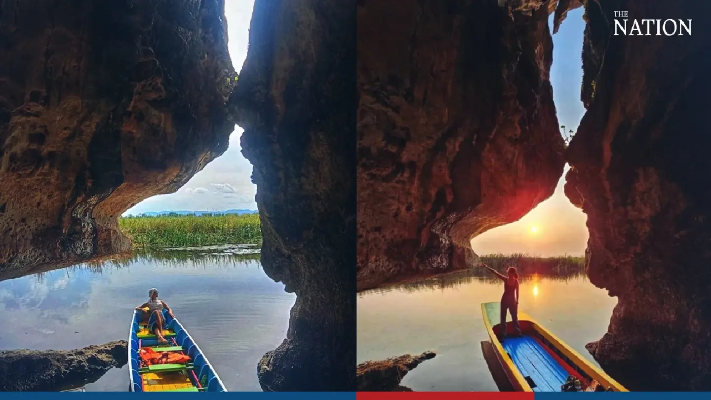 Kissing Cave’s romantic silhouettes captivate tourists in Prachuap Khiri Khan