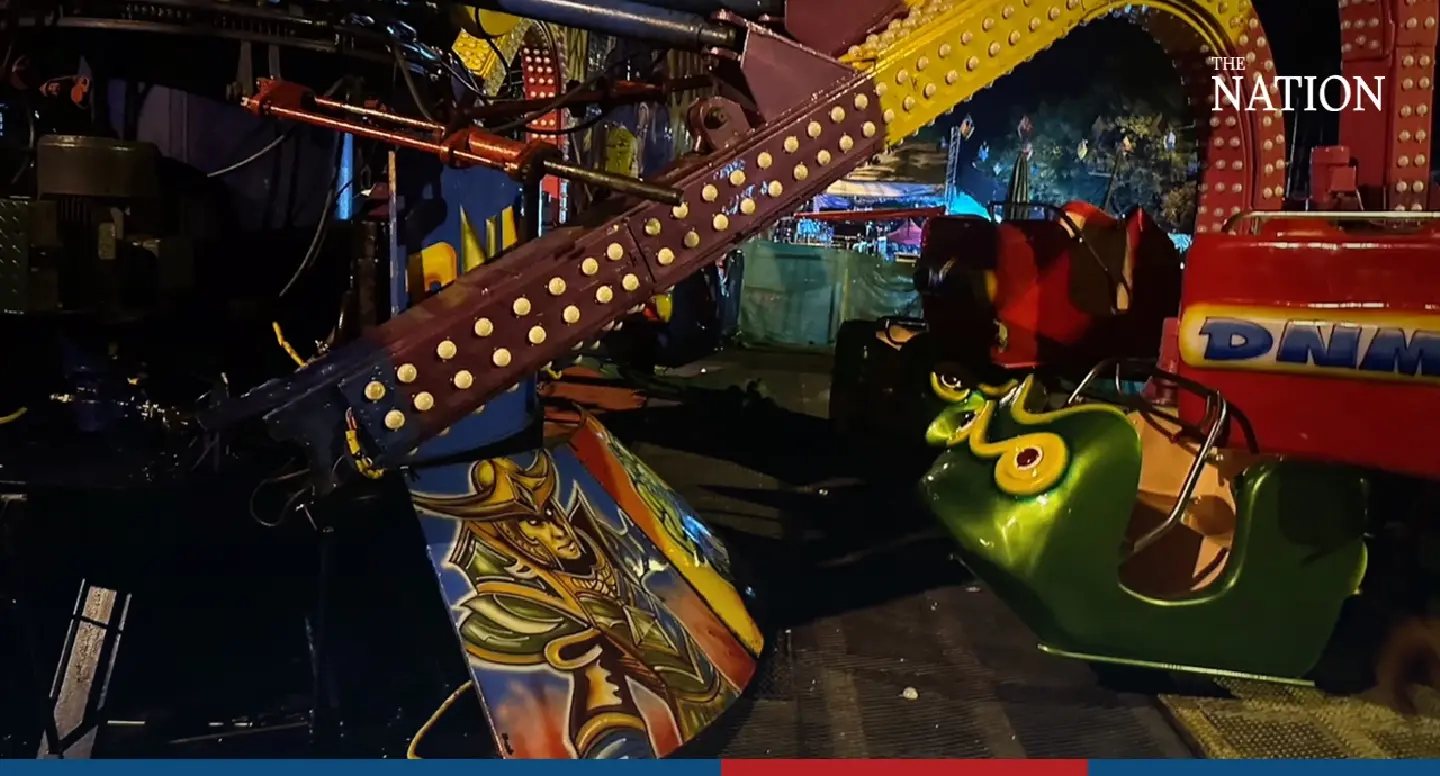 Another Octopus ride crash sparks fairground safety fears in Thailand