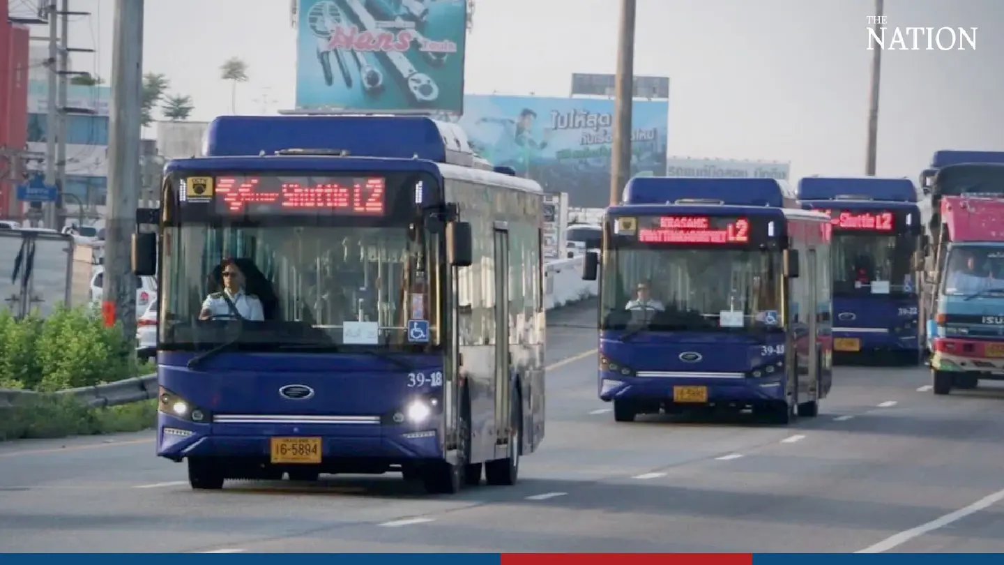 Bangkok bus drivers strike over onboard electronic ‘spy’
