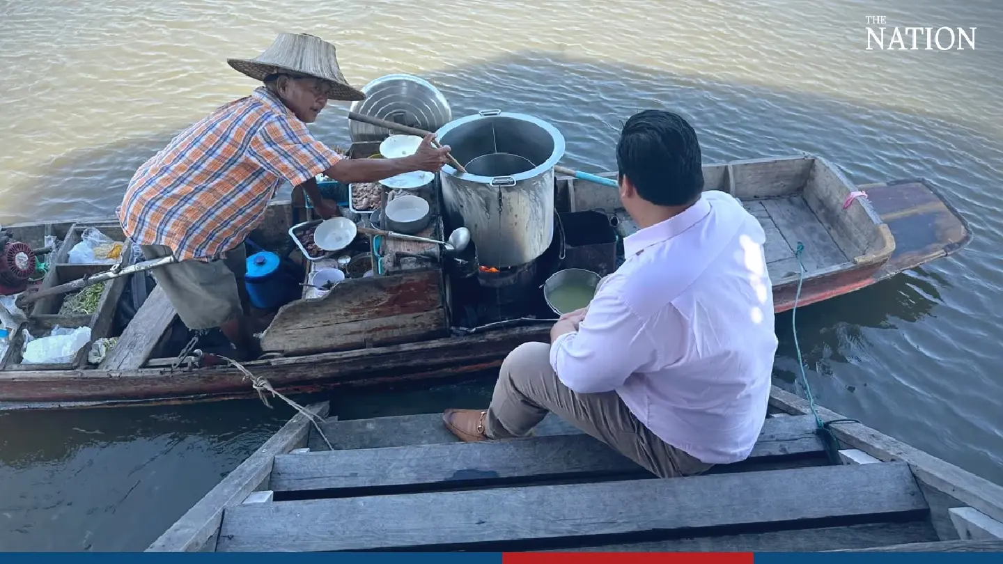 King's son witnesses traditional way of life near the canal