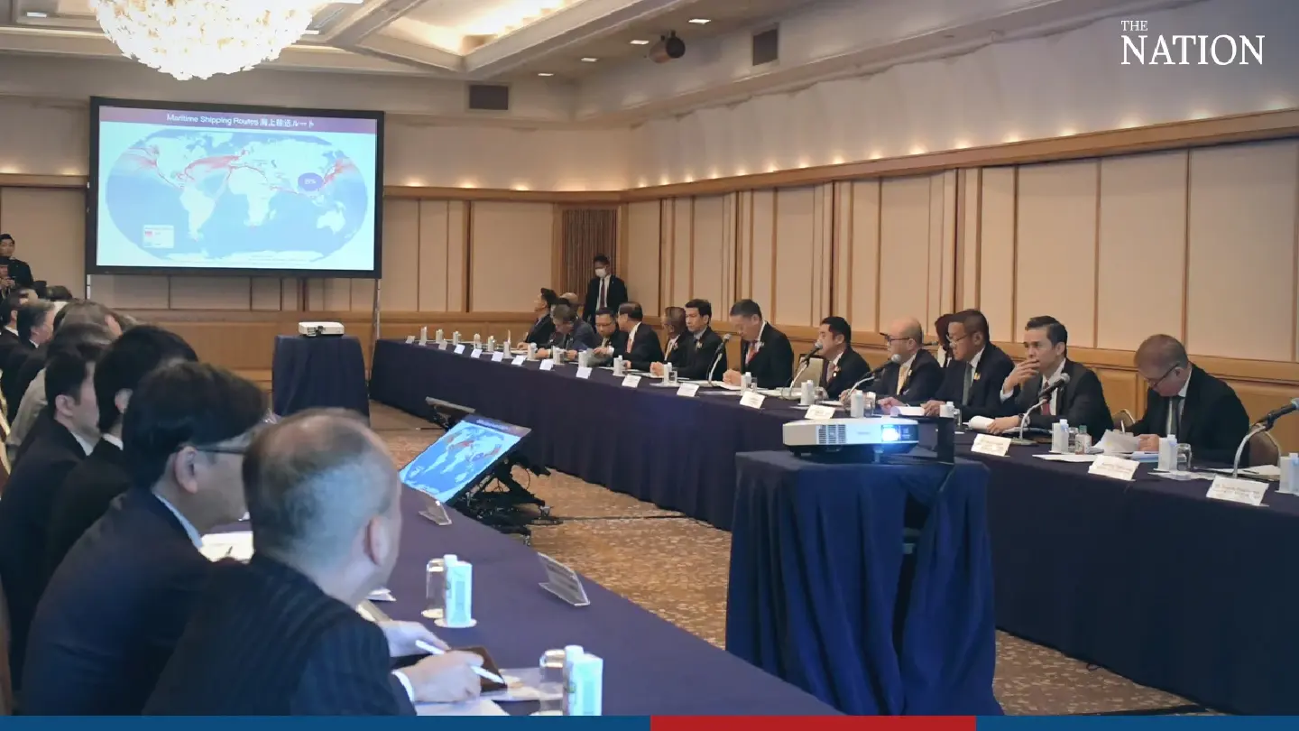Srettha launches Land Bridge roadshow in Tokyo to woo Japanese investors Srettha launches Land Bridge roadshow in Tokyo to woo Japanese investors