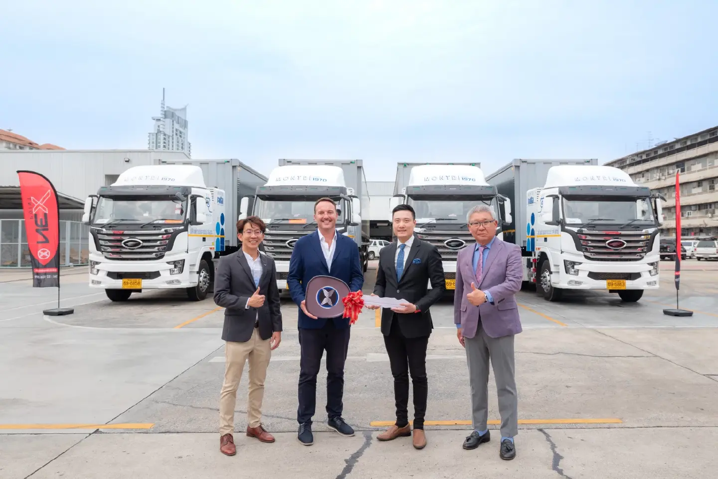 NEX marks significant growth with electric truck deliveries to Logistics Asia for Thai Namthip Group operations NEX marks significant growth with electric truck deliveries to Logistics Asia for Thai Namthip Group operations