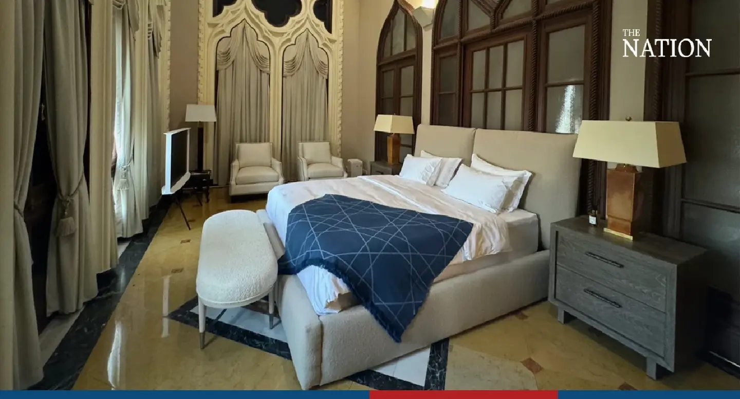Humble furniture sets the scene at PMs new bedroom Humble furniture sets the scene at PMs new bedroom