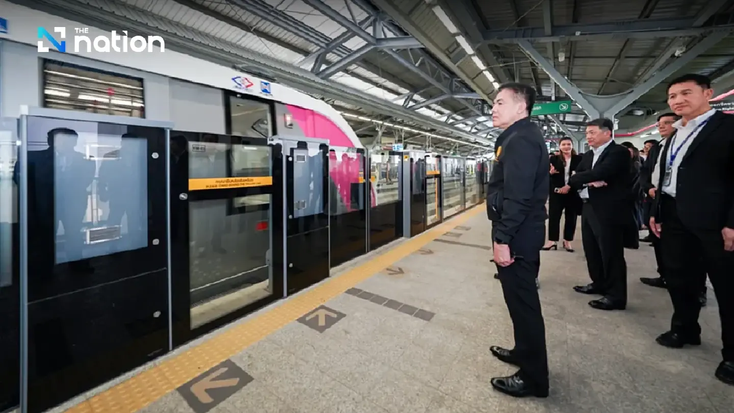 Pink Line linking Bangkok’s Minburi and Nonthaburi will start costing more Pink Line linking Bangkok’s Minburi and Nonthaburi will start costing more