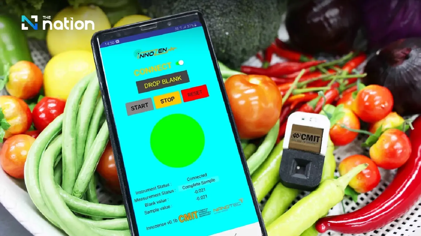 KMITL develops portable pesticide-detecting device for fruits, vegetables