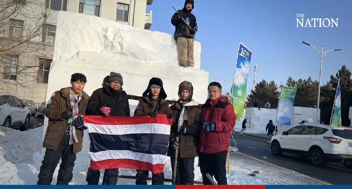 Thai tuk-tuk picks up first prize at Harbin Snow Sculpture Contest Thai tuk-tuk picks up first prize at Harbin Snow Sculpture Contest