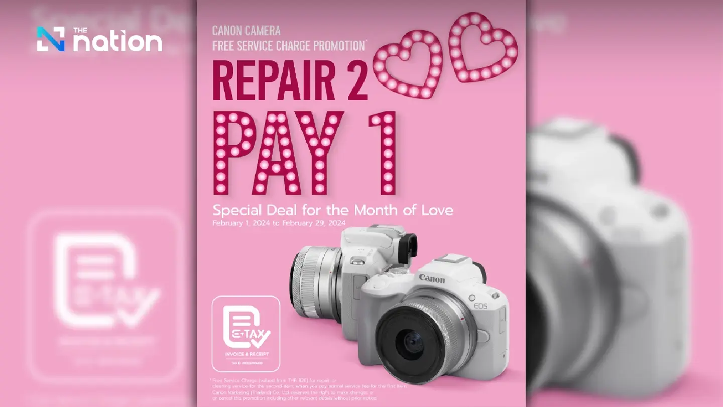 Canon celebrates the month of love with '2 for 1' repair promotion campaign