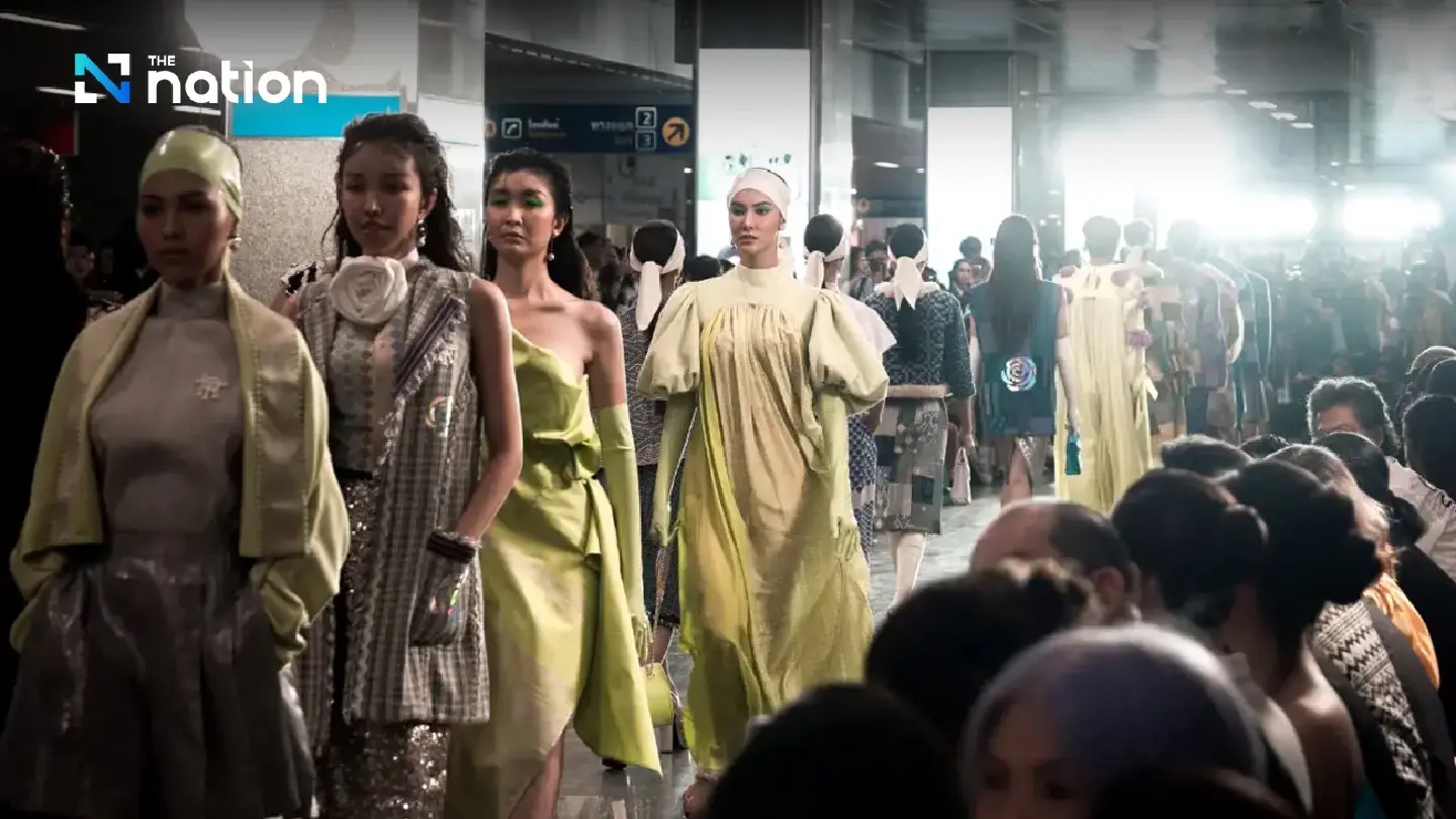 Theatre’s latest Thai fabric collection debuts in Bangkok MRT station