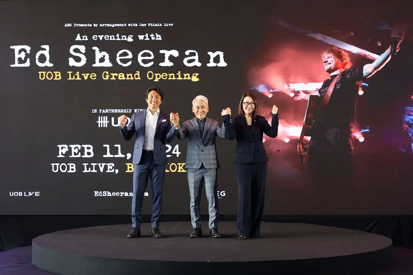 Ed Sheeran to headline Grand Opening with Special Performance at UOB LIVE Ed Sheeran to headline Grand Opening with Special Performance at UOB LIVE