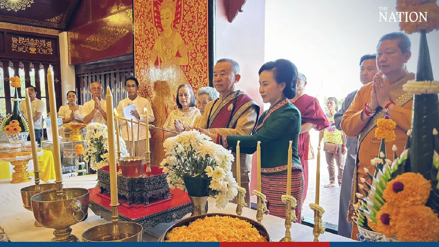 Thousands of followers of monk from 4 countries head to Chiang Rai
