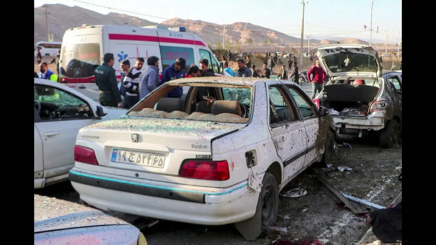 Iran reports 103 dead, 141 injured in blasts during ceremony for slain general