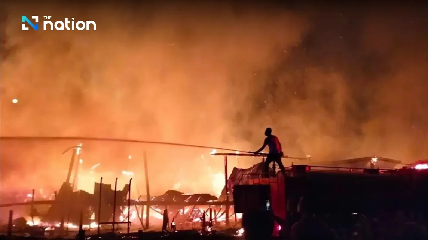 Blaze incinerates 200 sheep, 340 goats in massive ranch fire in Surin Blaze incinerates 200 sheep, 340 goats in massive ranch fire in Surin