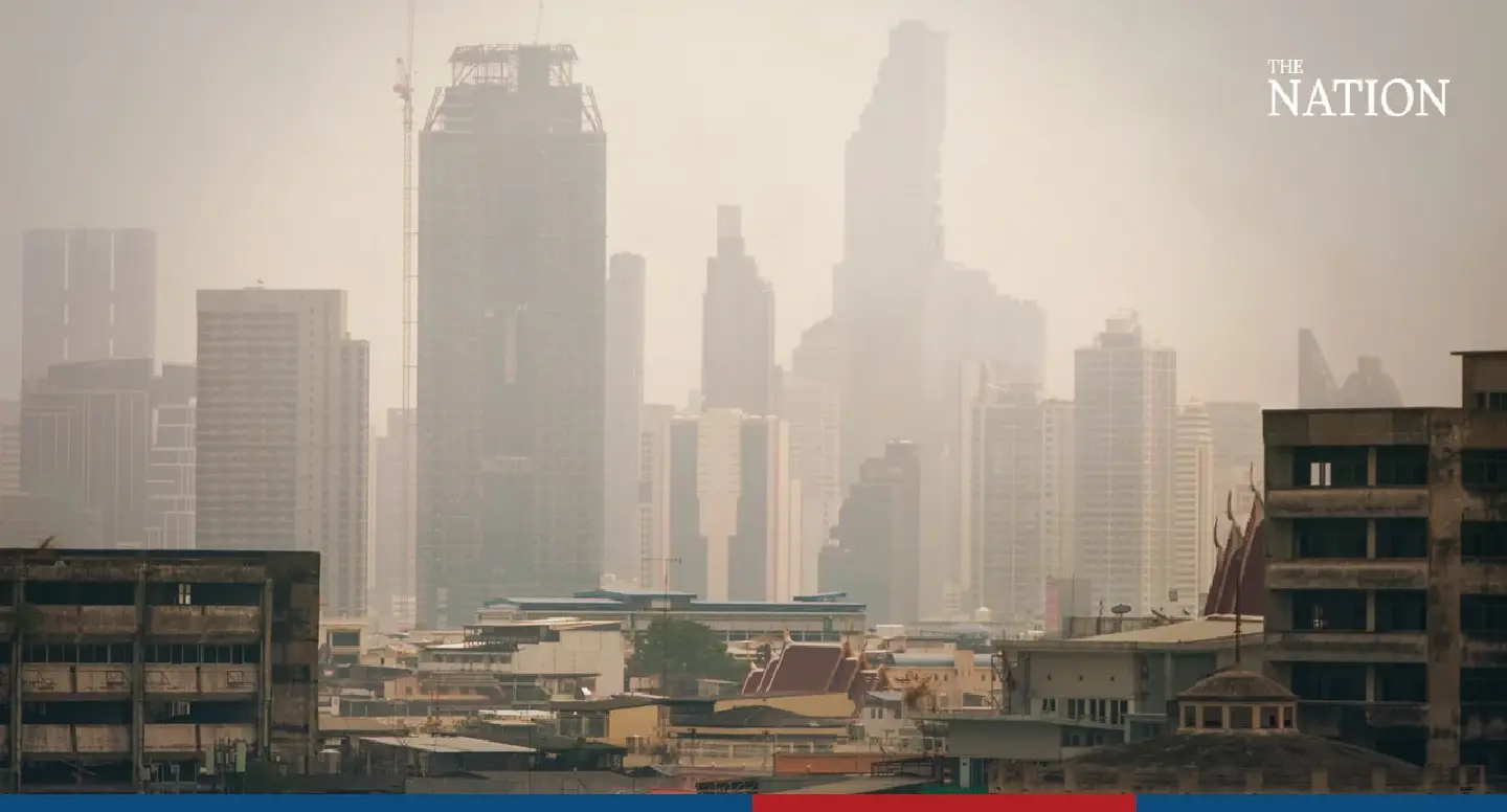 Air pollution exceeds health standard around Bangkok Air pollution exceeds health standard around Bangkok