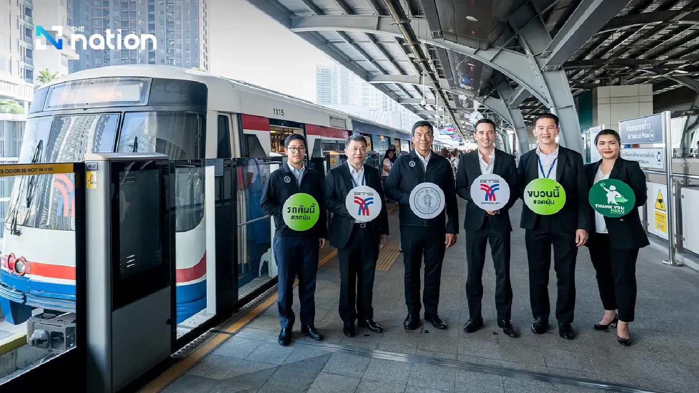 BTS, BMA support 'This Car Reduces PM2.5 Dust,' campaign