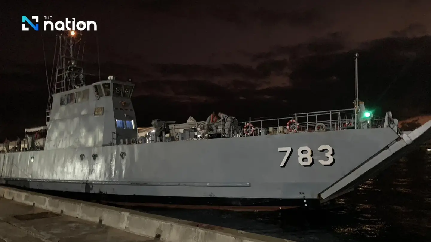 Thai, US navies begin limited recovery mission of HTMS Sukhothai