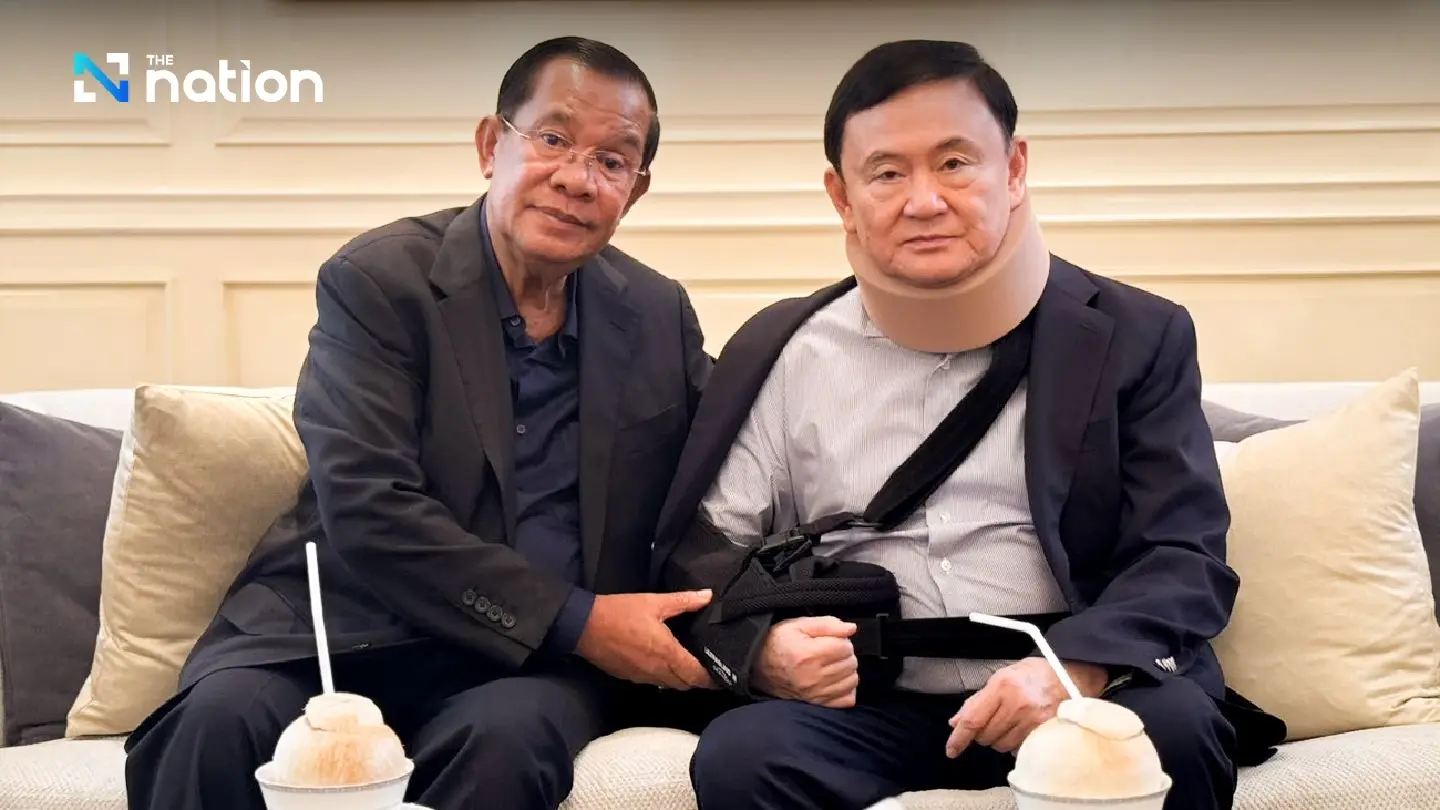 Former PM Hun Sen arrives at Thaksin’s house Former PM Hun Sen arrives at Thaksin’s house