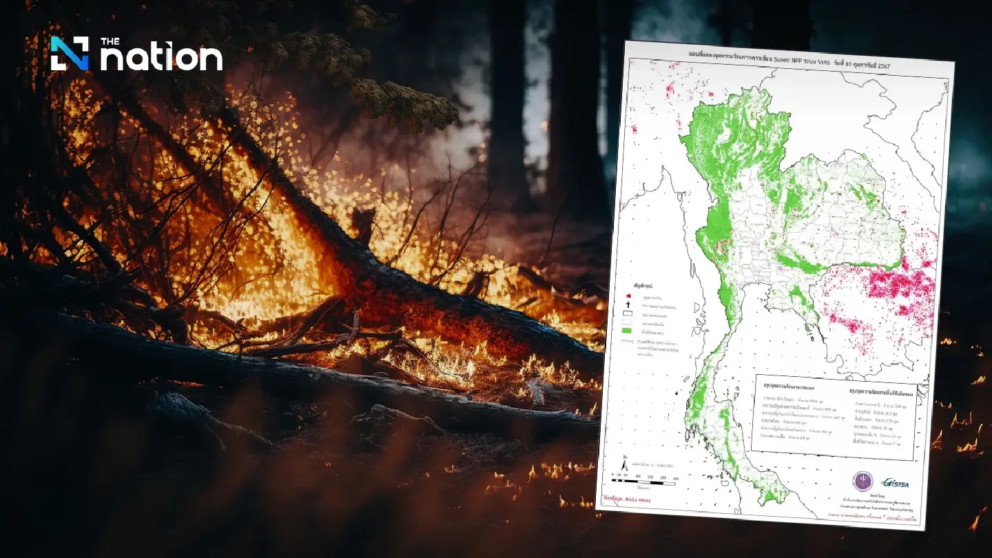 Satellite images show 600+ hotspots in Thailand, 4,000+ in Cambodia