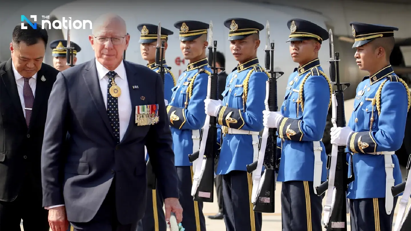 Australian governor-general arrives in Thailand on official visit Australian governor-general arrives in Thailand on official visit