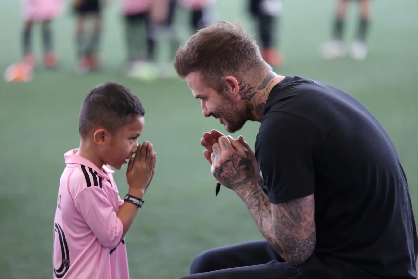 David Beckham inspires Thailand's young football players in Grassroots Initiative
