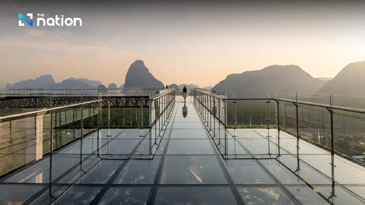 Phang Nga hotel offers 360-degree view of bay, highest glass skywalk Phang Nga hotel offers 360-degree view of bay, highest glass skywalk