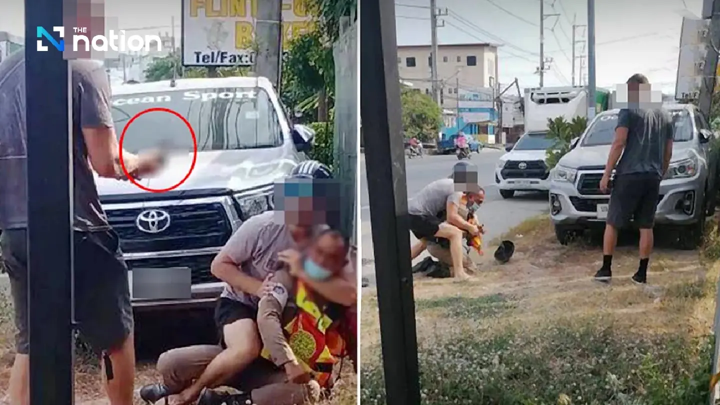 Gun discharges as NZ tourists alleged to assault officer