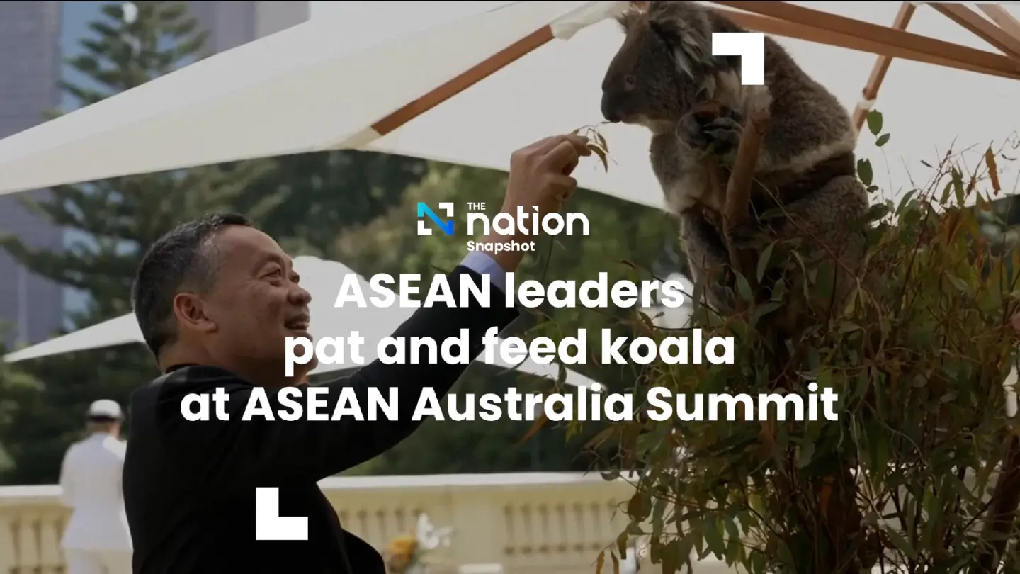 ASEAN leaders pat and feed koala at ASEAN Australia Summit | The Nation