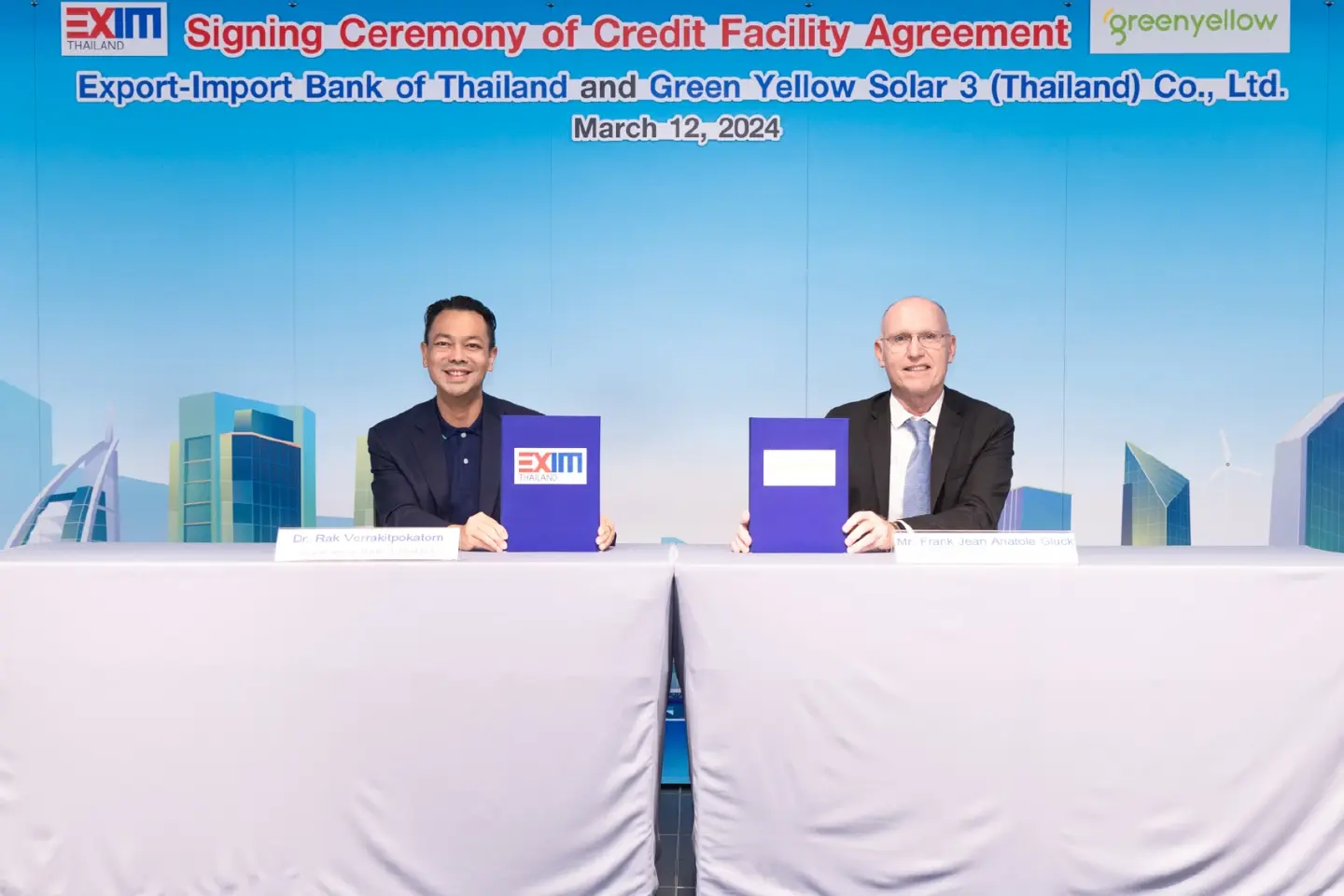 EXIM Thailand funds Green Yellow's solar power installations to boost Thai clean energy adoption
