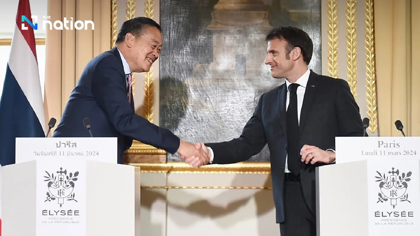 Srettha and Macron push for a closer partnership Srettha and Macron push for a closer partnership