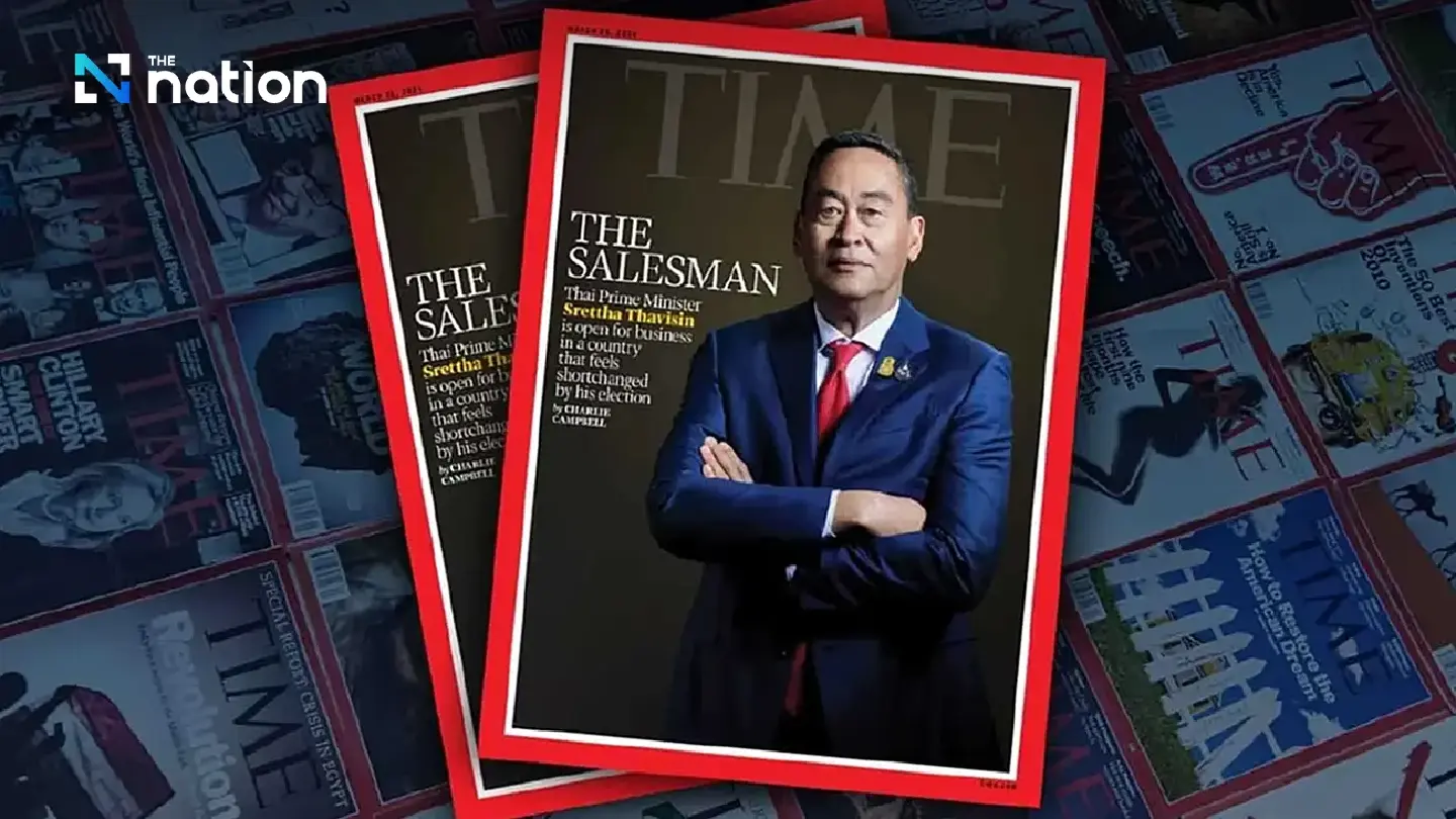 Time magazine spotlights ‘Salesman’ Srettha with wide-ranging interview Time magazine spotlights ‘Salesman’ Srettha with wide-ranging interview