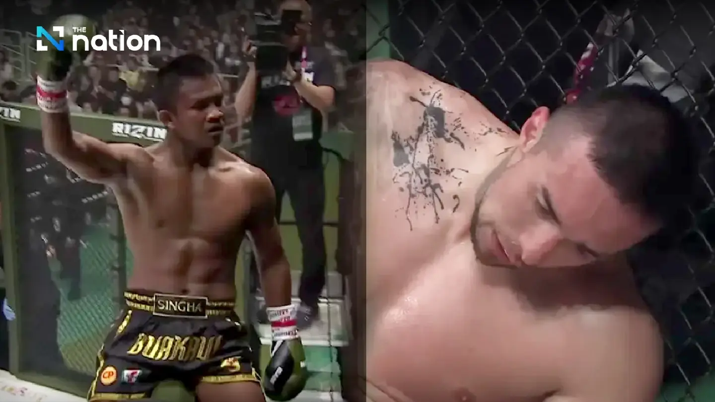 Brutal Buakaw sends Kimura crashing to the canvas in Japan encounter