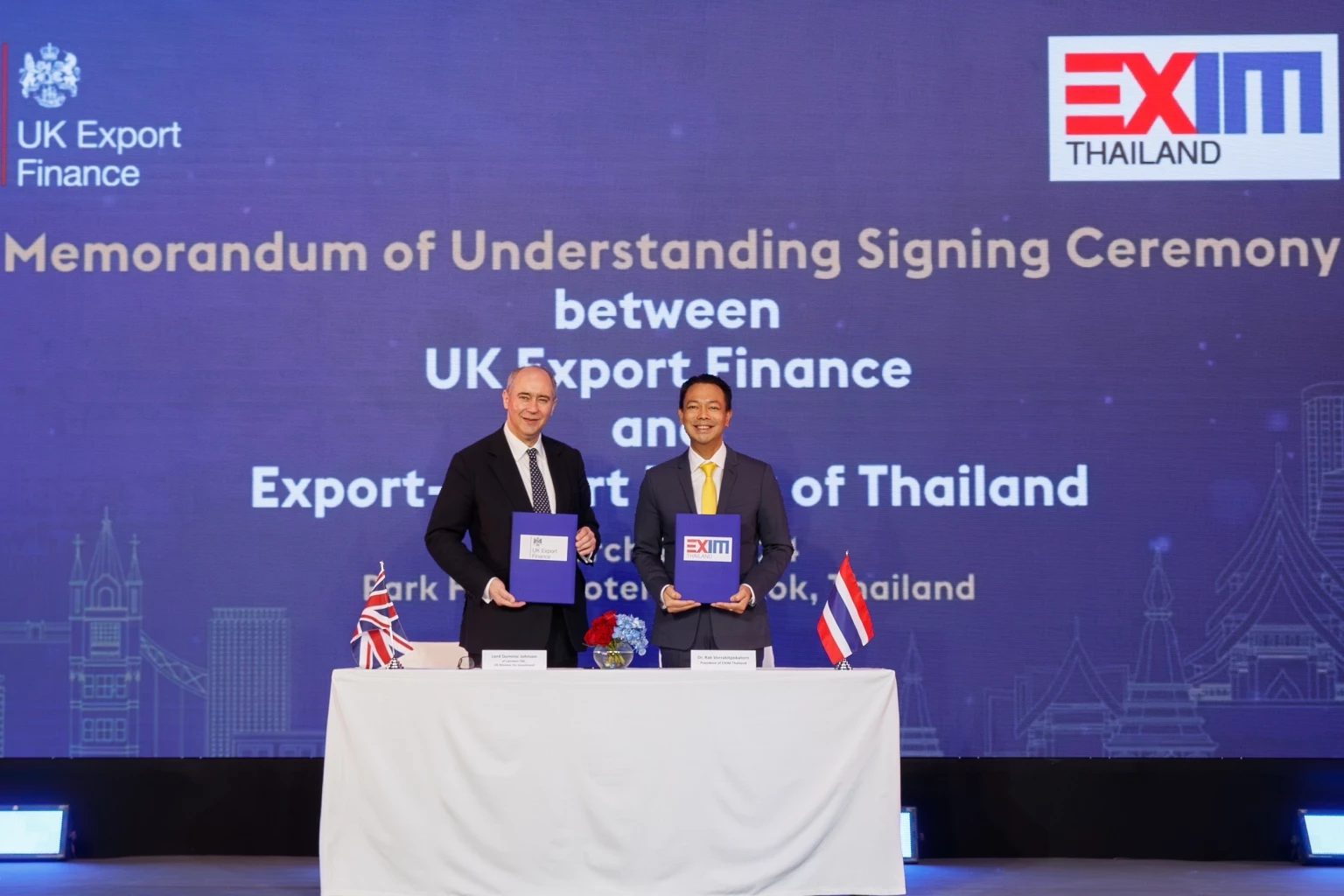 EXIM Thailand enters MOU with UKEF to boost Thailand-UK trade and investment