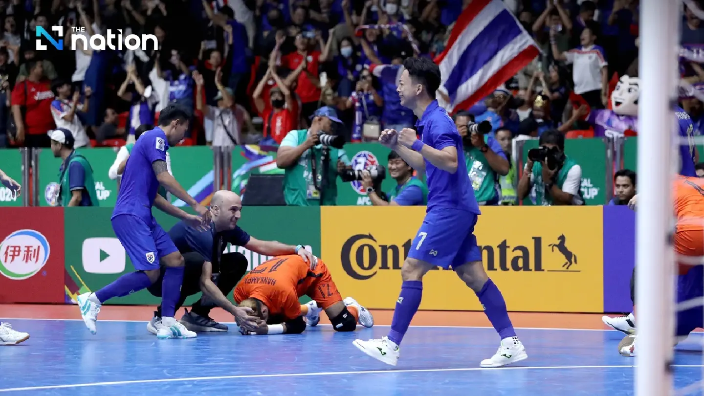 Thailand in Asian Cup futsal final for 3rd time after thrilling semi-final victory