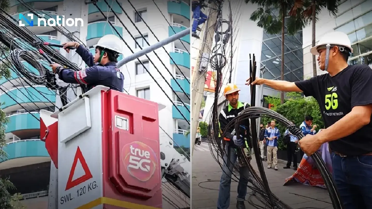 Asoke area to be free of power poles as part of cityscape enhancement Asoke area to be free of power poles as part of cityscape enhancement