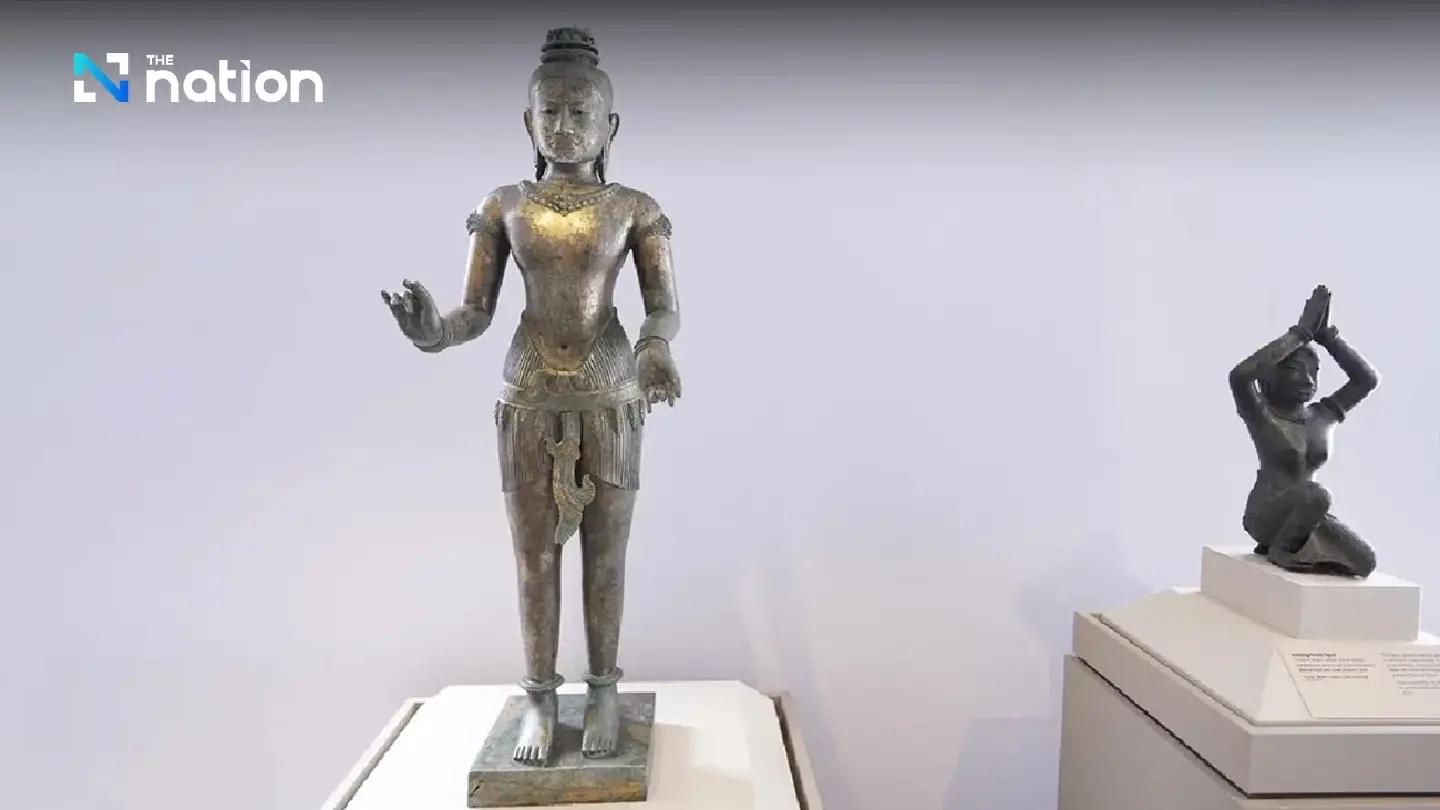 Ancient artefacts ‘Golden Boy’, seated woman slated to return next month