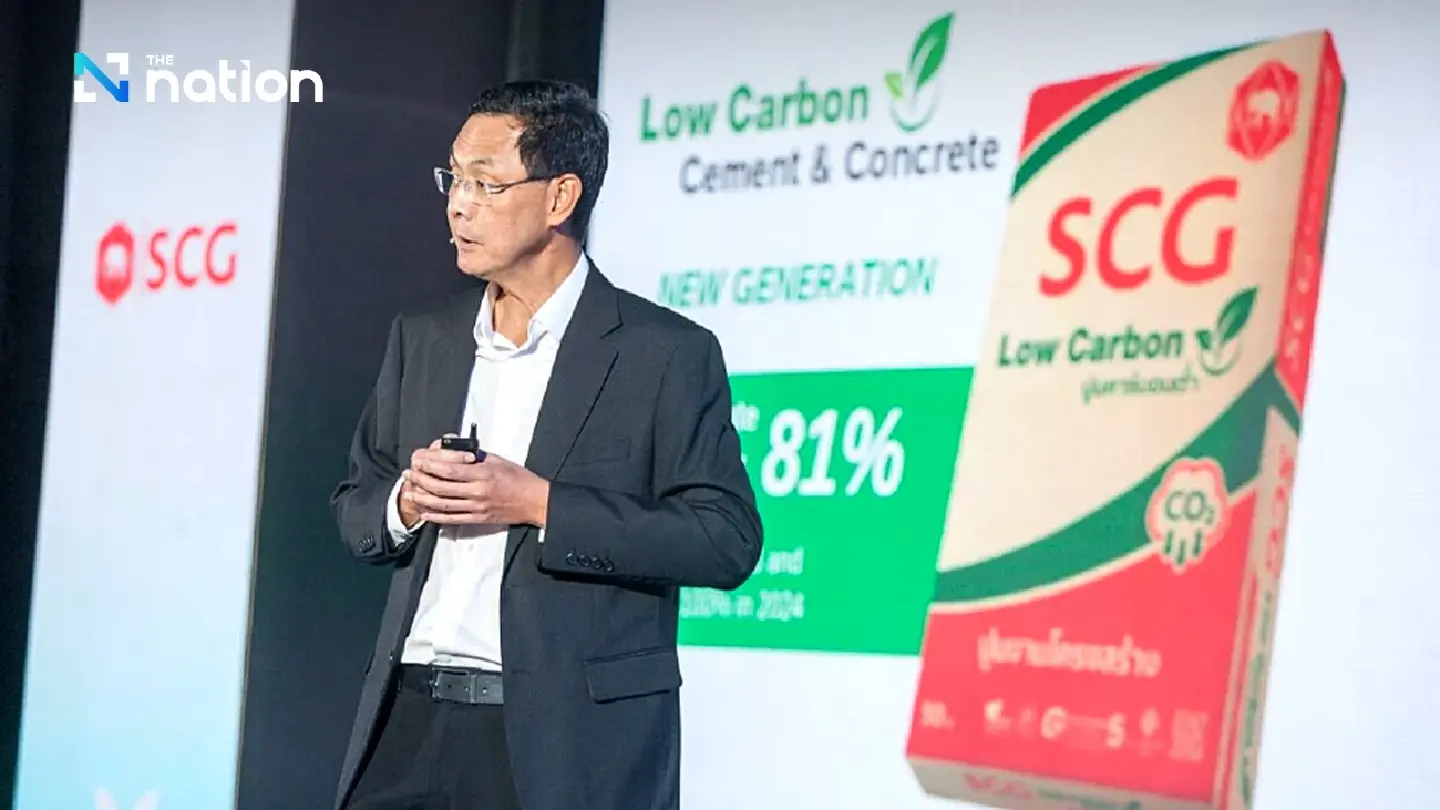 SCG eyes 100% stake for its innovative low-carbon cement in Thai construction SCG eyes 100% stake for its innovative low-carbon cement in Thai construction