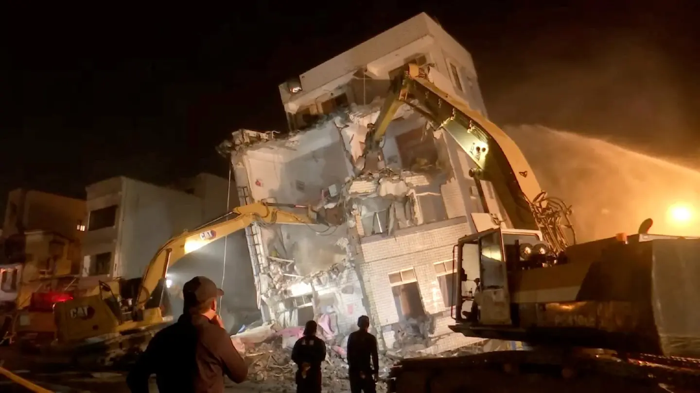 Taiwan’s biggest earthquake in 25 years leaves 9 dead, hundreds injured