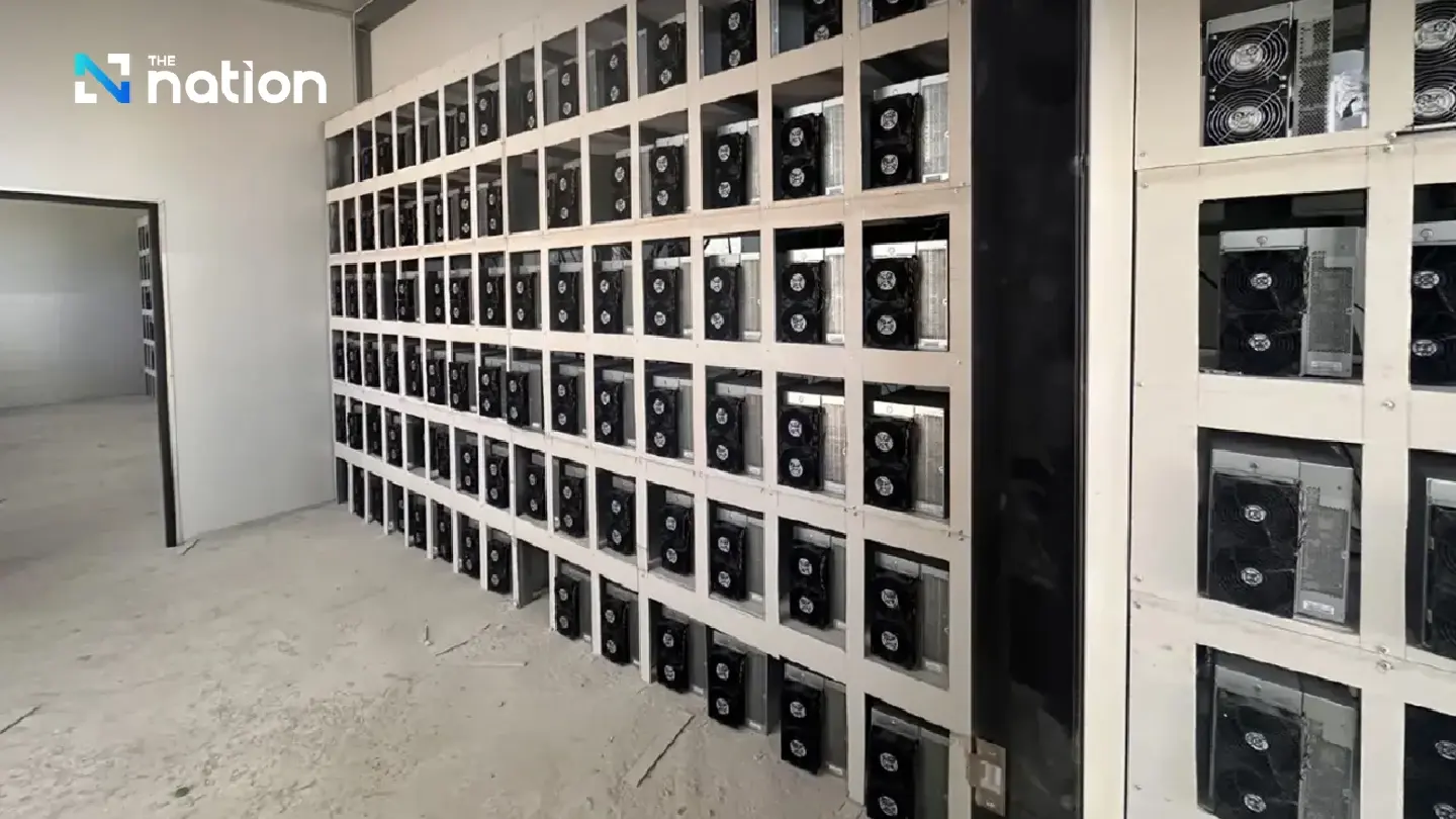 Bitcoin mining machines worth THB200 million seized in two provinces
