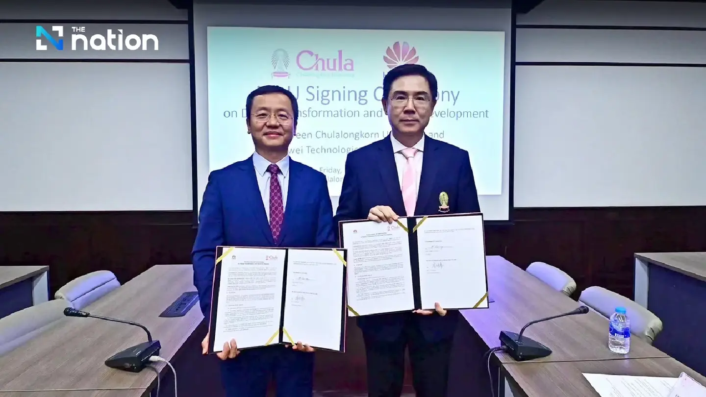 Huawei, Chulalongkorn Uni join forces for digital renaissance in Thailand Huawei, Chulalongkorn Uni join forces for digital renaissance in Thailand