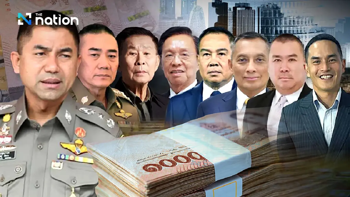 Former police big guns with net worth in millions and billions of baht