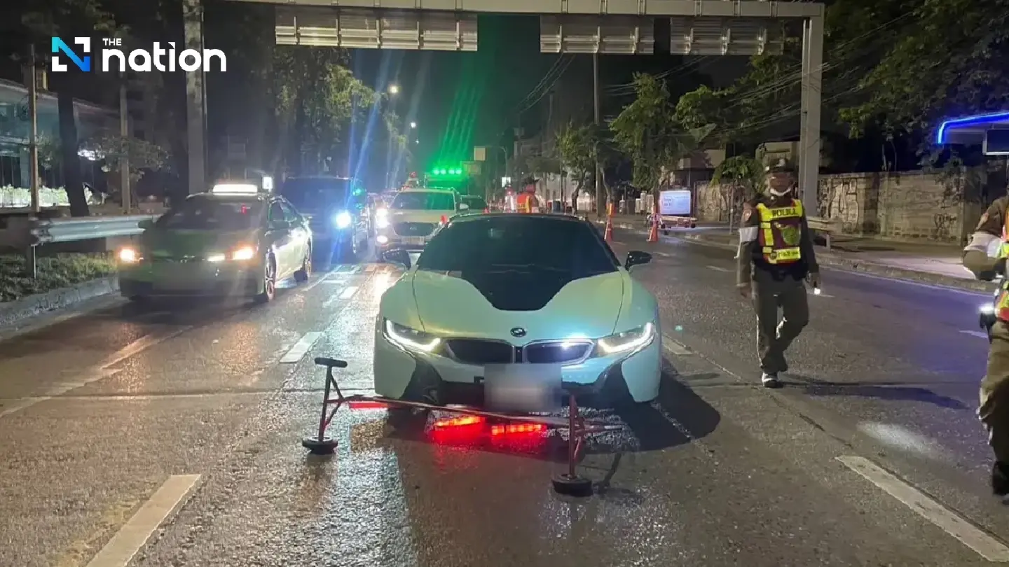 ‘Connected’ driver fails breathalyser after smashing barricade