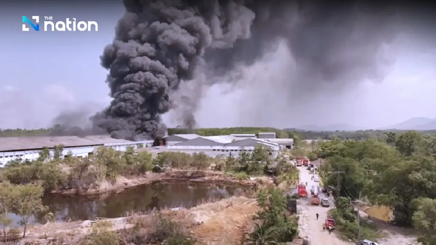 Move Forward MP suspects foul play, queries reason behind Rayong chemical fire Move Forward MP suspects foul play, queries reason behind Rayong chemical fire