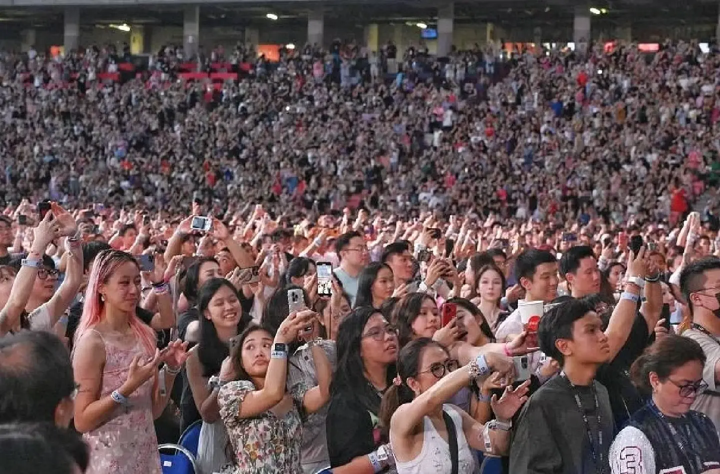 Top-tier concerts drew over a million visitors to Singapore Sports Hub early 2024