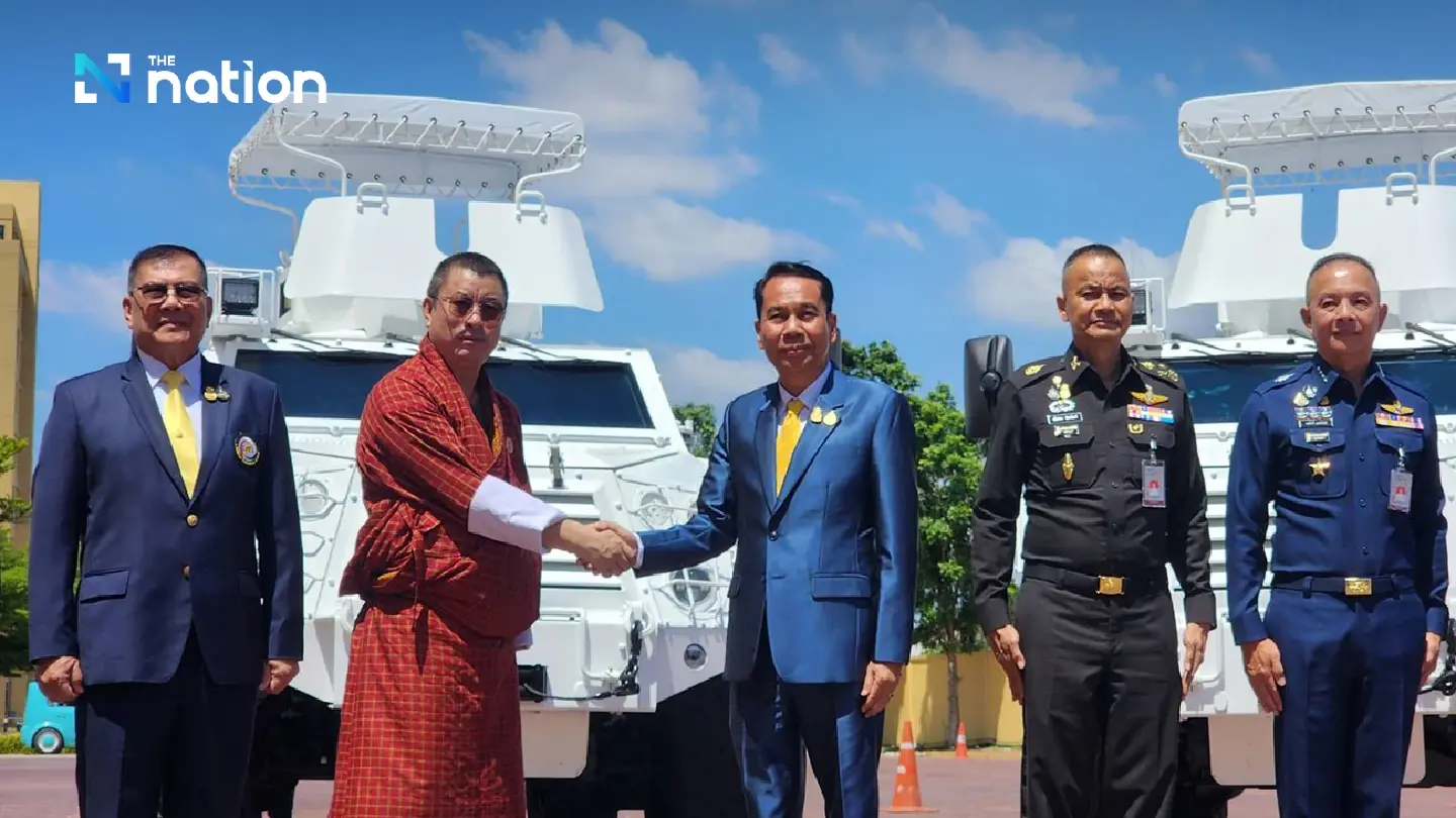 Made-in-Thailand armoured vehicles, pistols delivered to Bhutan