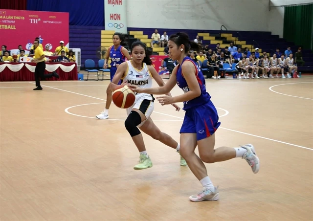 Thailand draws first blood in basketball at ASEAN Schools Games
